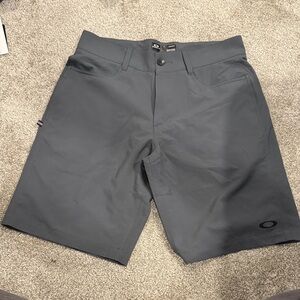 Oakley Men's Charcoal Flat Front Shorts